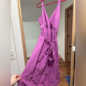 Purple Maternity Dress